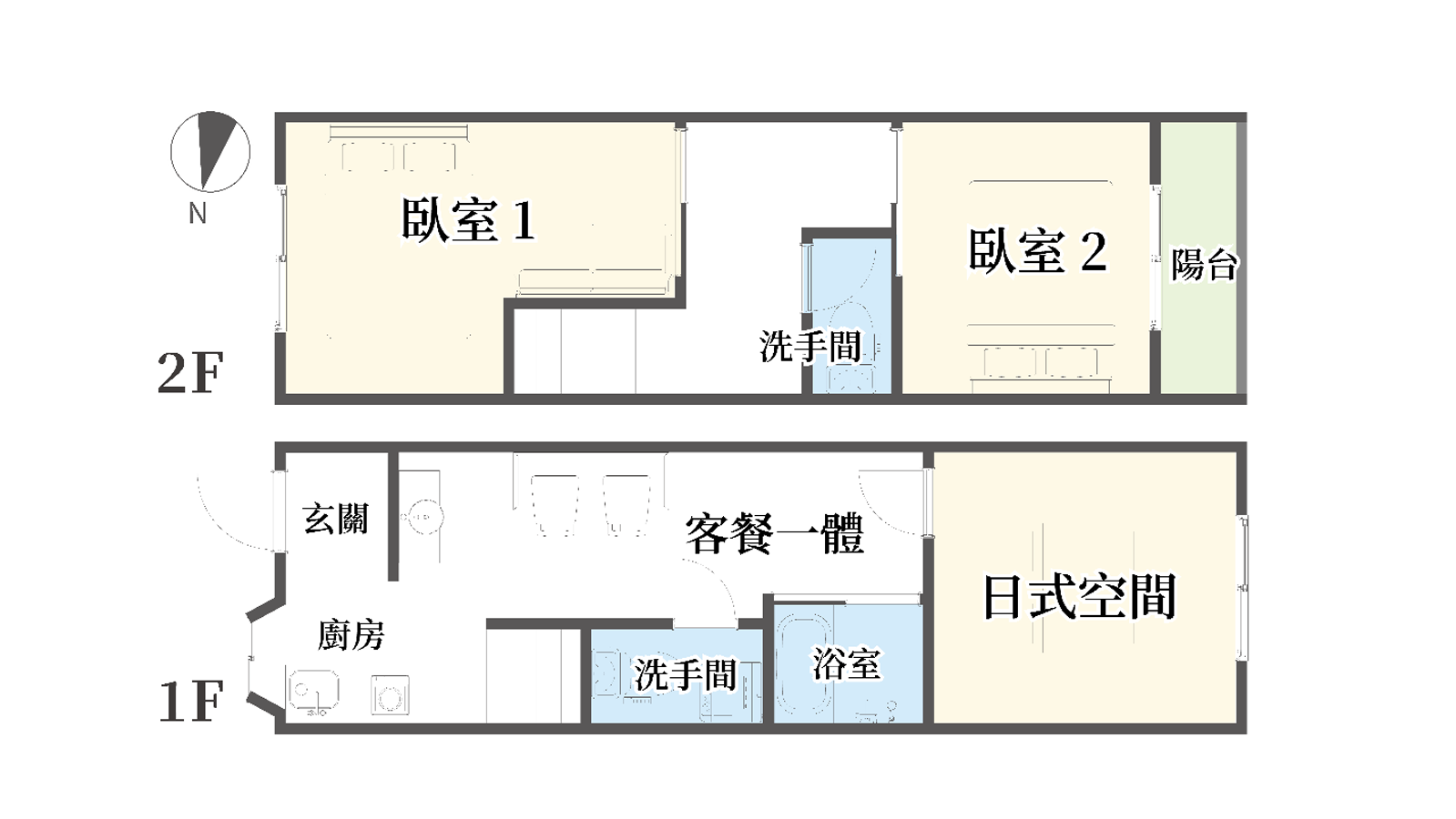https://www.winnerlife.com/wp-content/uploads/2025/08/一戶建天下茶屋2丁目獨棟民宿格局.png